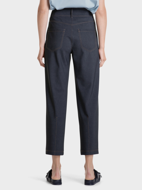 High-Waist-Hose in Web-Optik