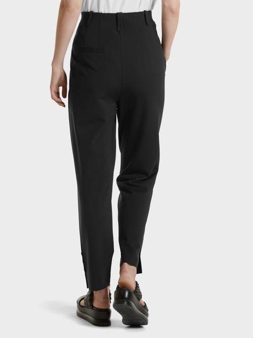 Lässige Bundfaltenhose aus Jersey