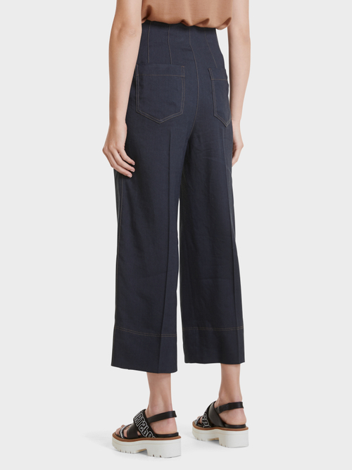 Culotte in Denim-Optik