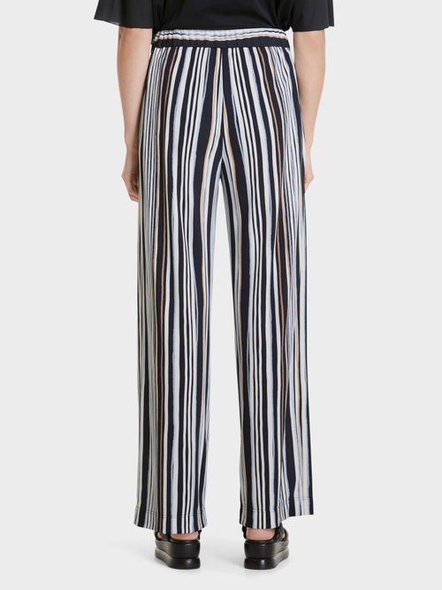 Gestreifte Jerseyhose