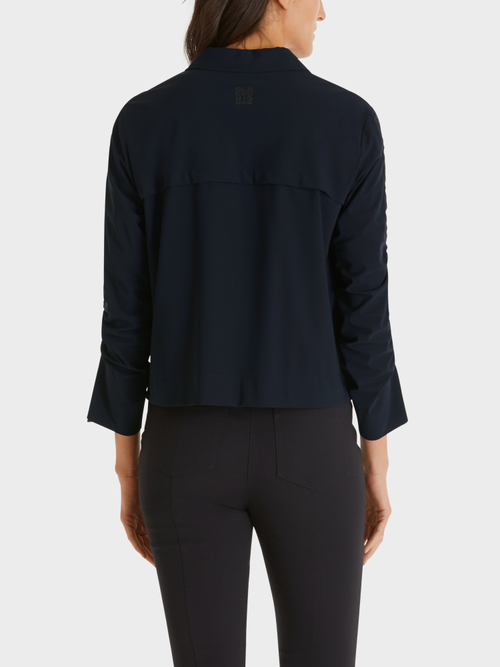 Blazer mit Raffdetails
