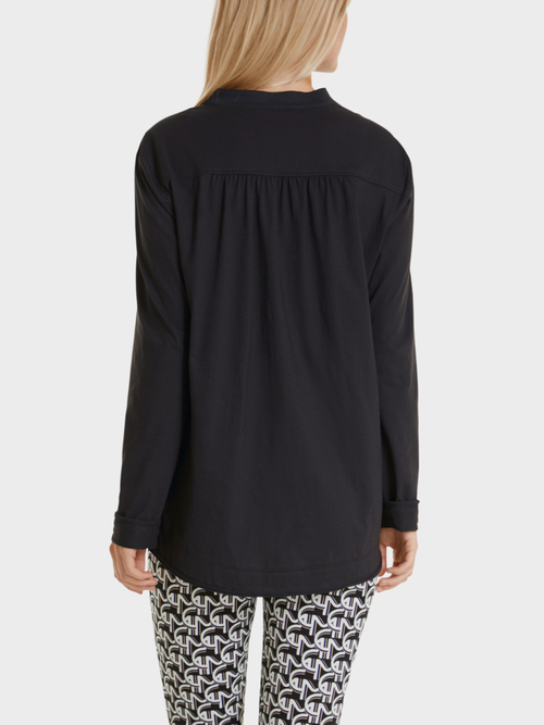 Bluse mit Mini-Rüschen