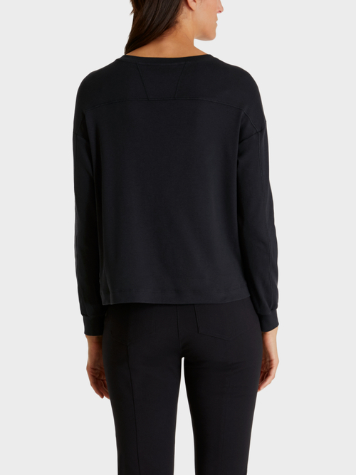 Blusenshirt aus Materialmix