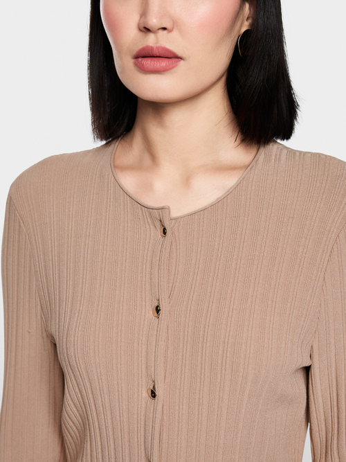 ‘Rethink Together’ ribbed cardigan