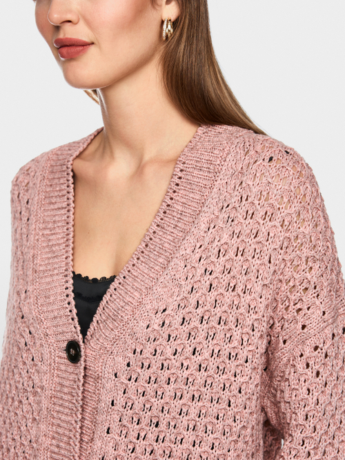 Ajour cardigan Knitted in Germany