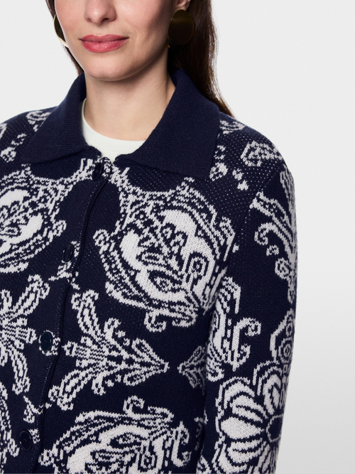 Jacquard cardigan ‘Rethink Together’