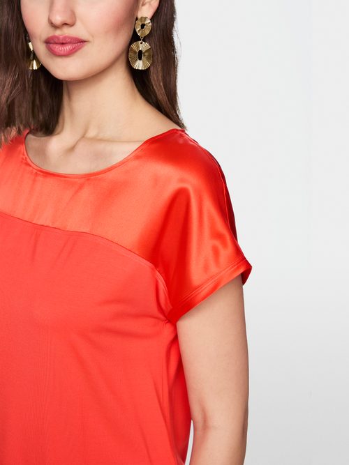 Silk jersey shirt