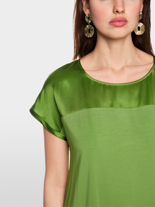 Silk jersey shirt