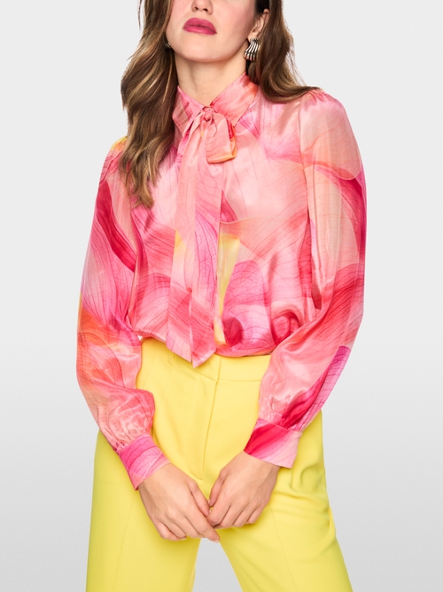 Blouse imprimée arums