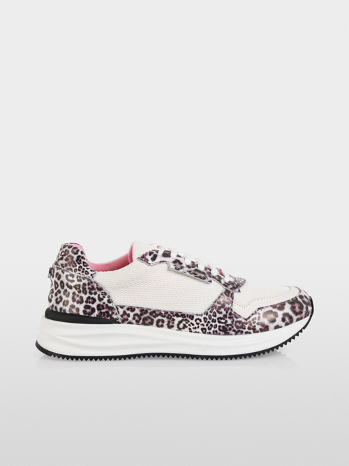 Trainers in a mix of materials