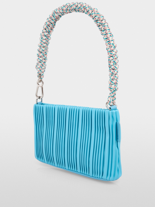 Faux leather shoulder bag