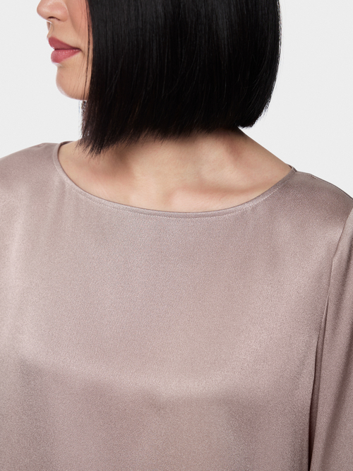 Flowing silk blouse