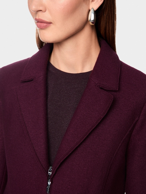 ‘Knitted in Germany’ fitted blazer