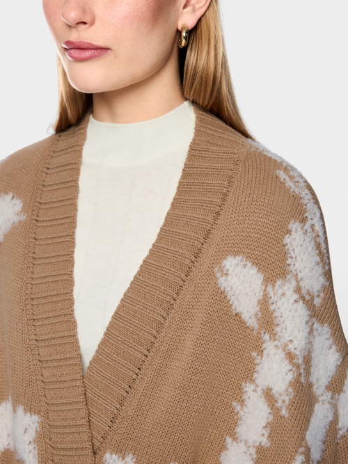 ‘Knitted in Germany’ long cardigan