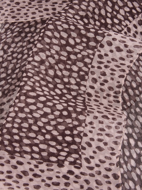 Printed silk scarf