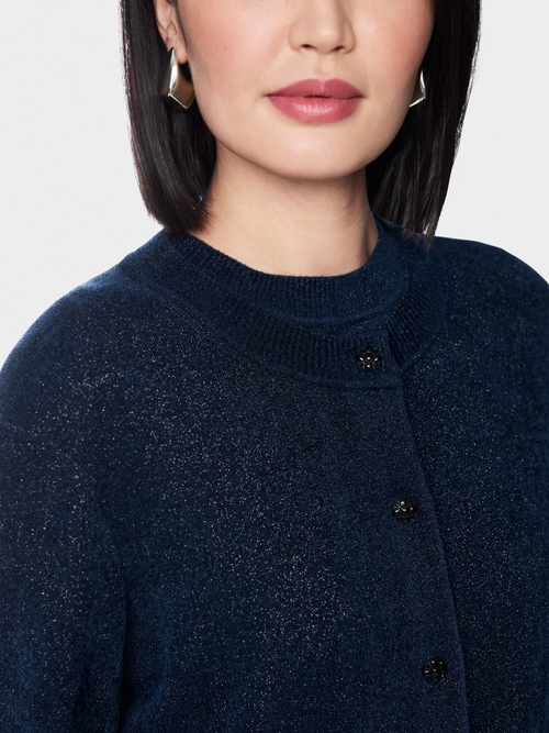 Cardigan with decorative buttons