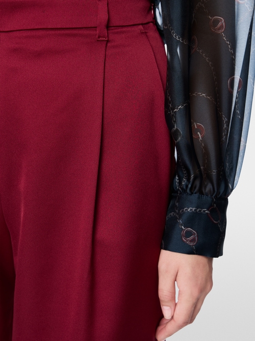 WEDI wide-cut pleated trousers