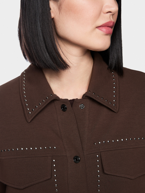Jacket with hotfix details