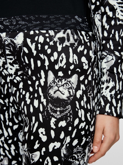 FREDERICA pull-on trousers with print