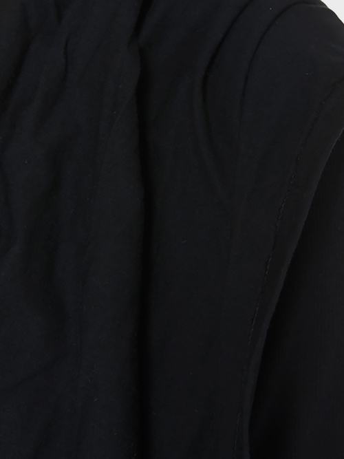 Fein gerippte Jacke mit Volant