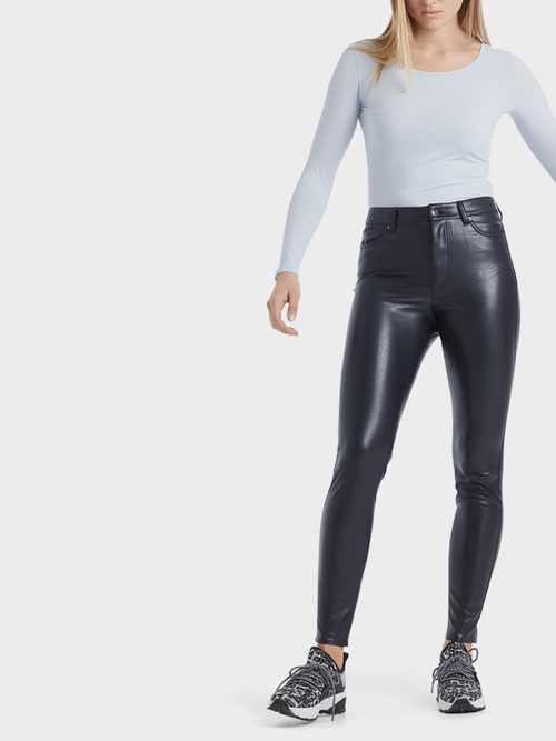 Skinny pantalon van imitatieleer