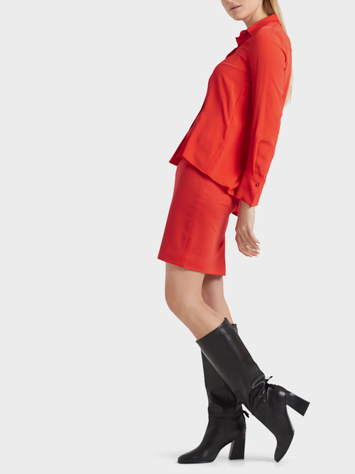 Elegante Bluse mit Seide