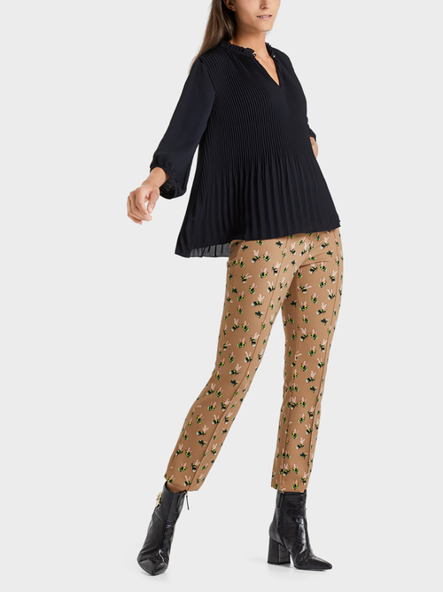 Plissierte Bluse
