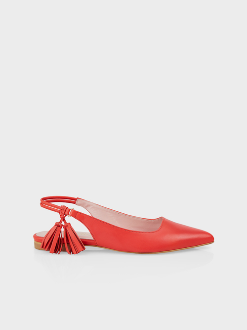 Spitze Slingback-Ballerinas