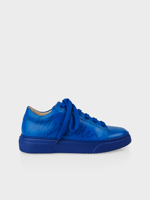 Colourful leather trainers