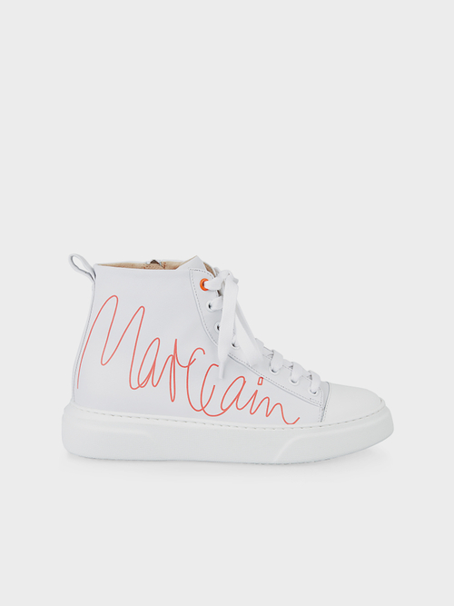 High-Top-Sneaker mit Print
