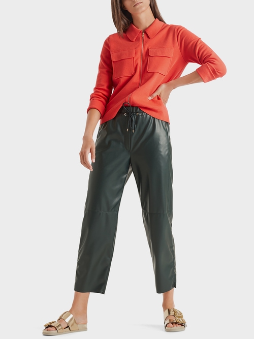 Shirt-style jacket “Knitted in Germany”