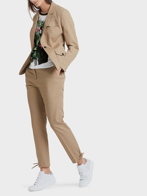 Safariblazer mit Streifenfutter