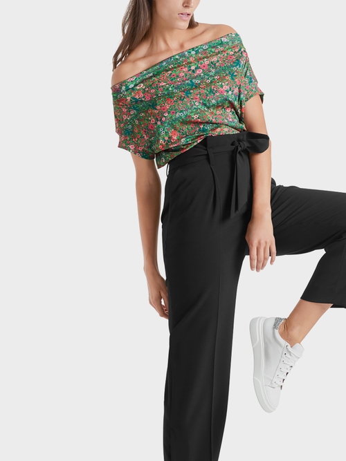 T-Shirt mit Wasserfalleffekt