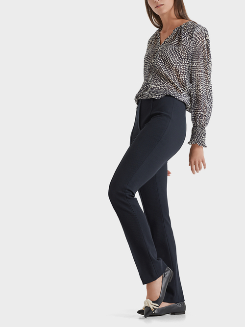Pantalon en jersey structuré