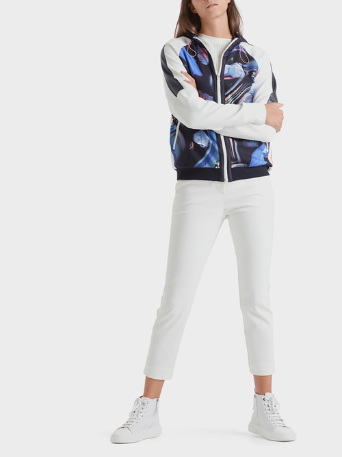 Jacke aus Materialmix