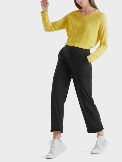 Pullover mit Kontrastfarbstreifen