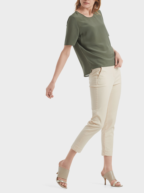 Luxuriöse Seidenbluse