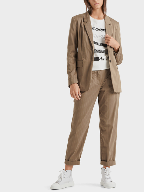 Pinstriped pants