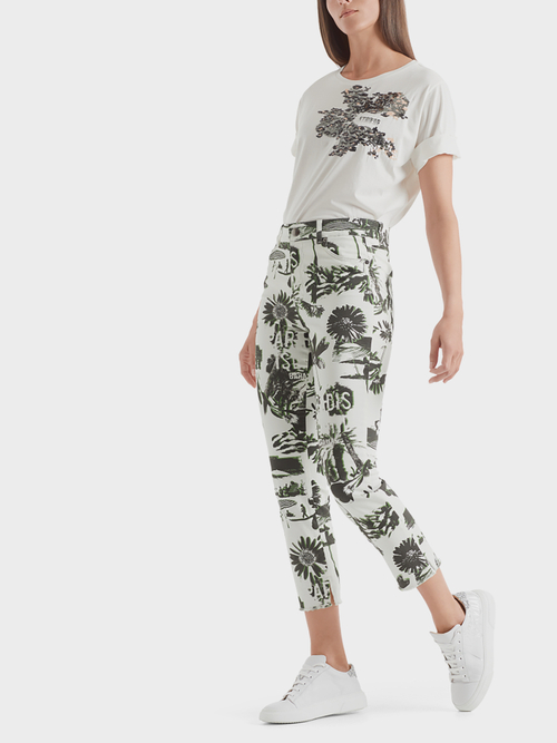 Verkürzte Jeans