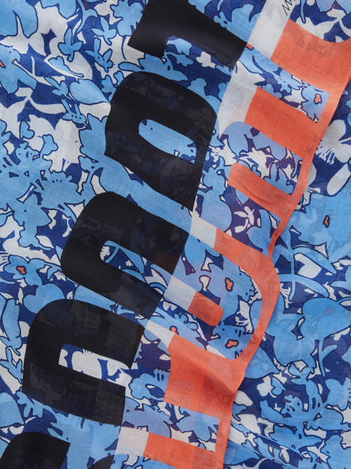 Schal mit Bloomy-Print