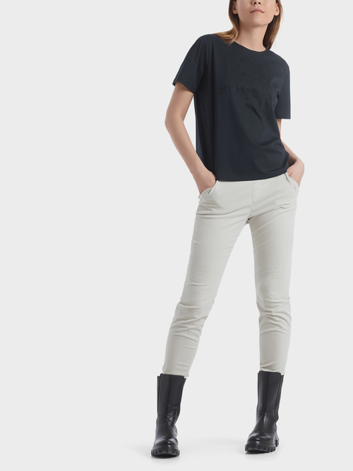 Top with embroidery