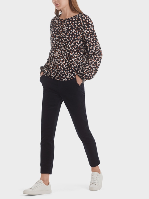 Blouse van viscose