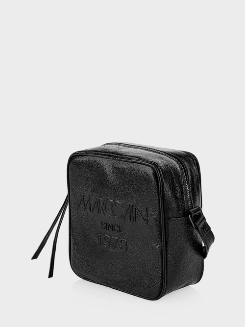 Sac bandoulière au look métallisé