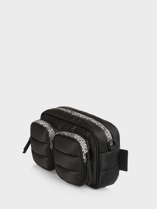 Wattierte Schultertasche