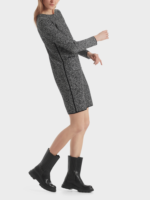 Jacquard dress “Knitted in Germany”