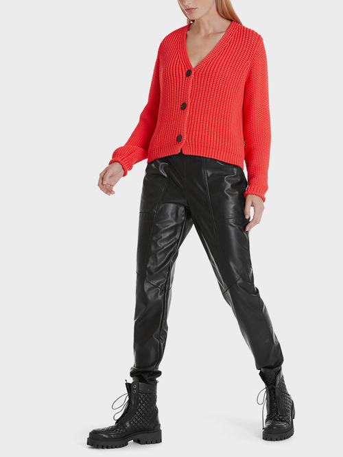 Chunky knit jacket “Knitted in Germany”