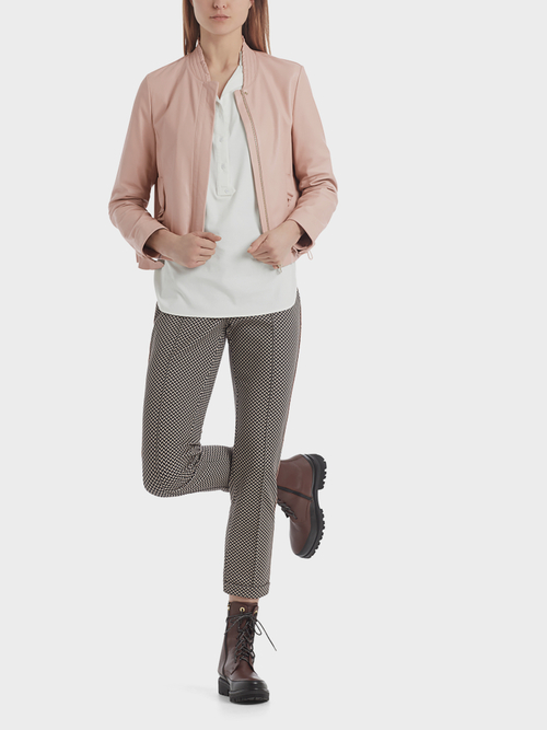 Feminine leather jacket