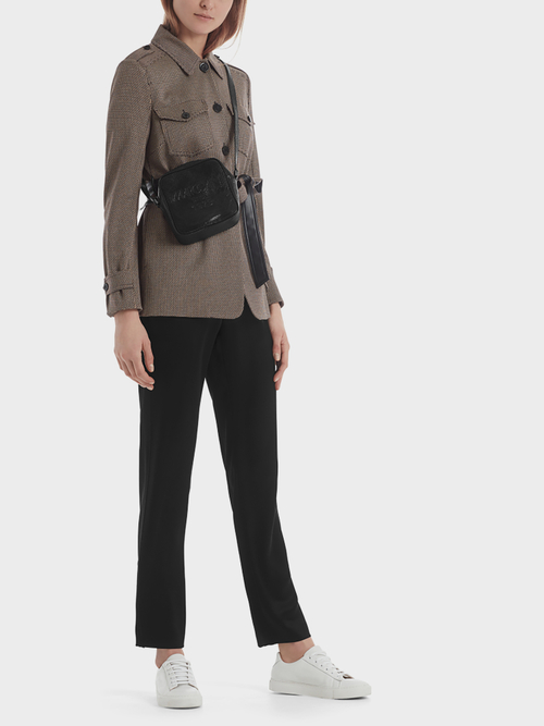 Jacquard shirt jacket