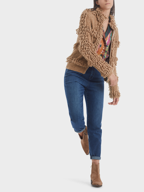 Fransenjacke Knitted in Germany