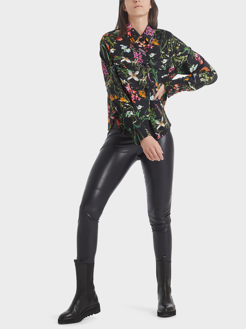 Bedruckte Hemdjacke aus Scuba Jersey